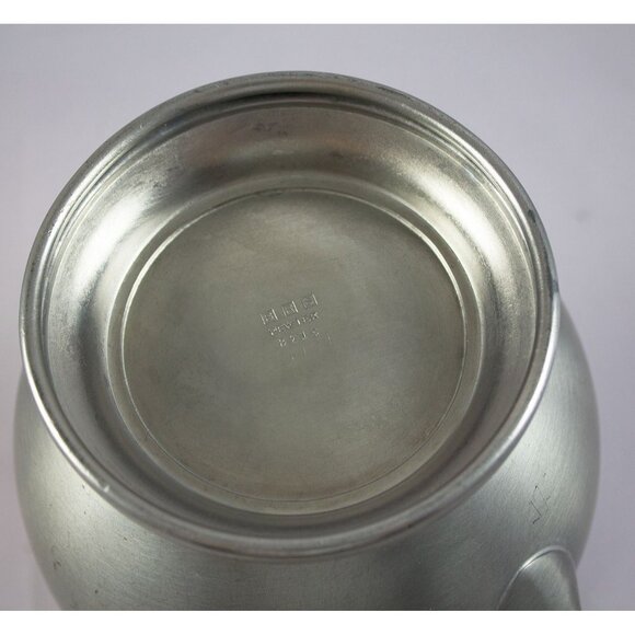 BRS Bernard Rice Sons Pewter Pitcher B215 8.5" Tall c. 1910 - Picture 4 of 9